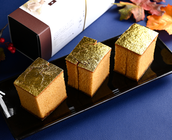 蛇年限定-金沢金箔長崎蛋糕 (蜂蜜/抹茶)