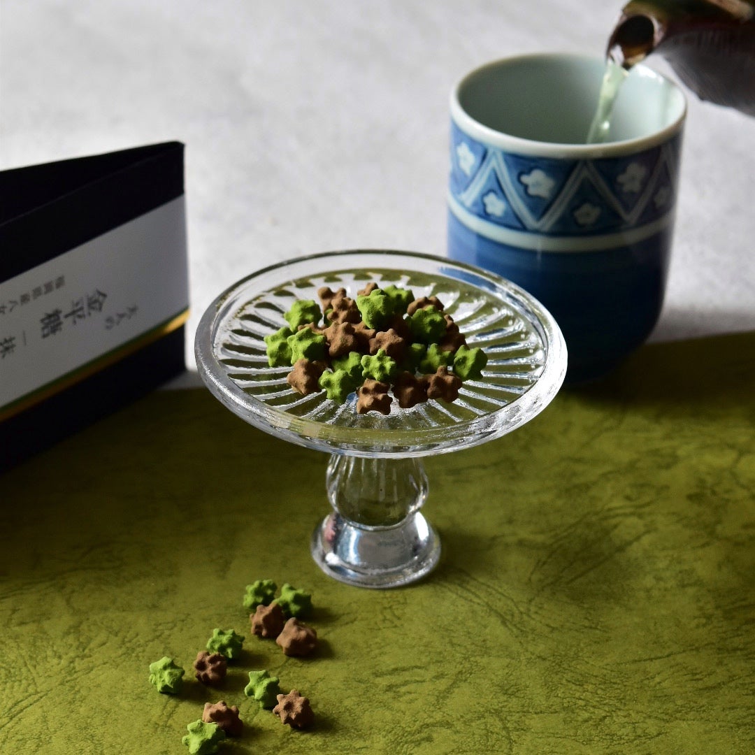 ［福岡縣］八女抹茶 大人的金平糖（抹茶／焙茶）