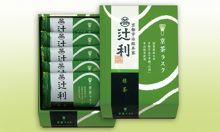 ［京都府］ 宇治総本家辻利 抹茶麵包乾