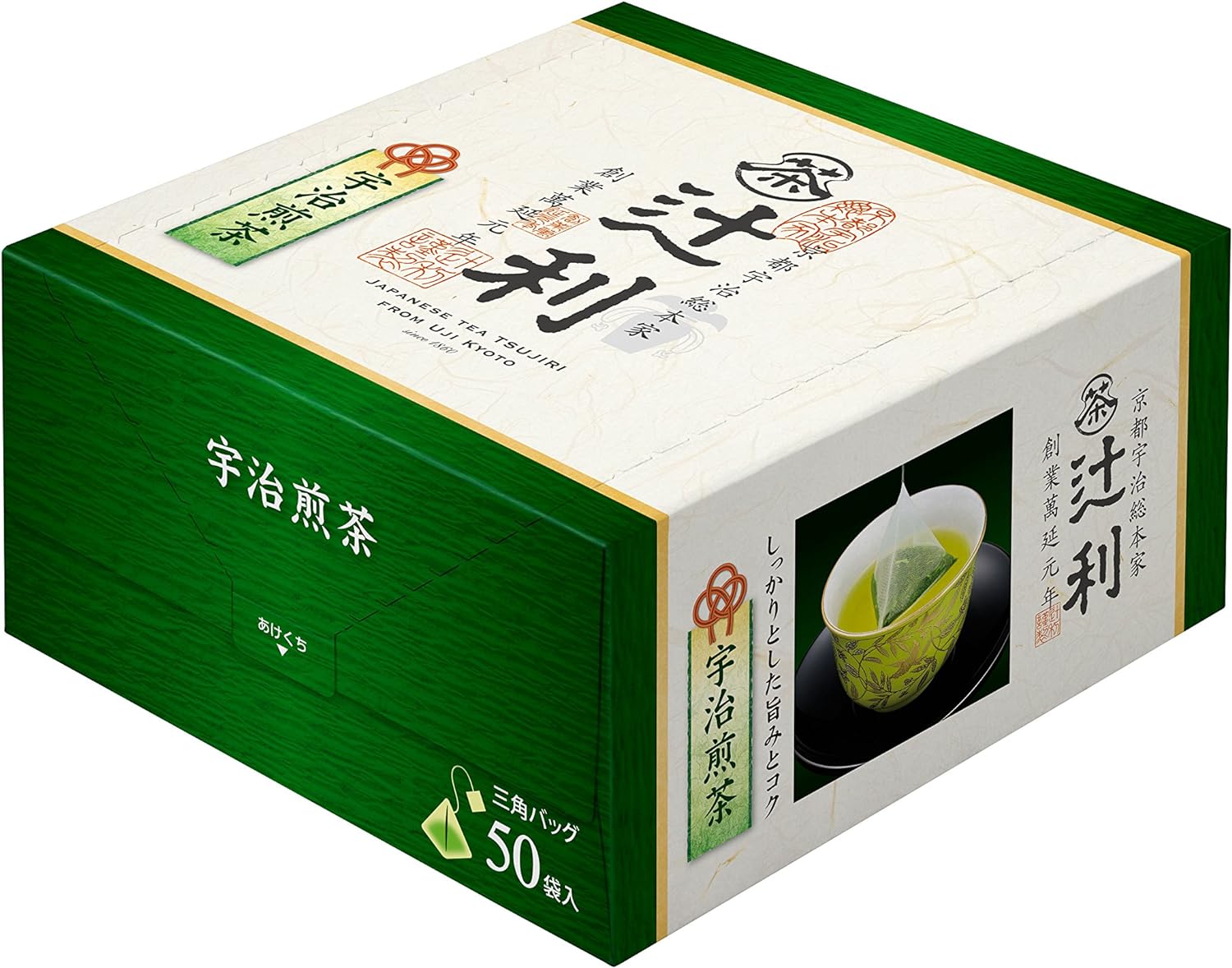 ［京都府］ 宇治総本家辻利 宇治煎茶/宇治玉露/玄米茶三角立體茶包