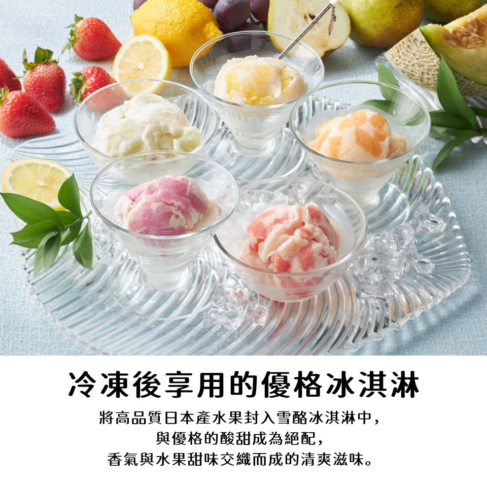 【沁涼中秋禮盒】中島大祥堂-鮮果優格冰淇淋